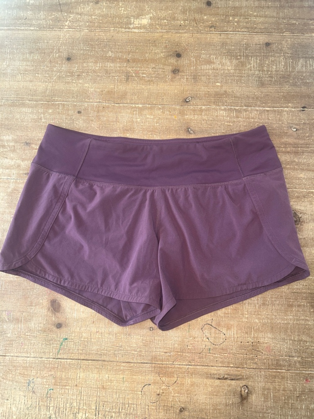 Lululemon low riseWomen's Plum Athletic Shorts - Comfortable Everyday Activewear